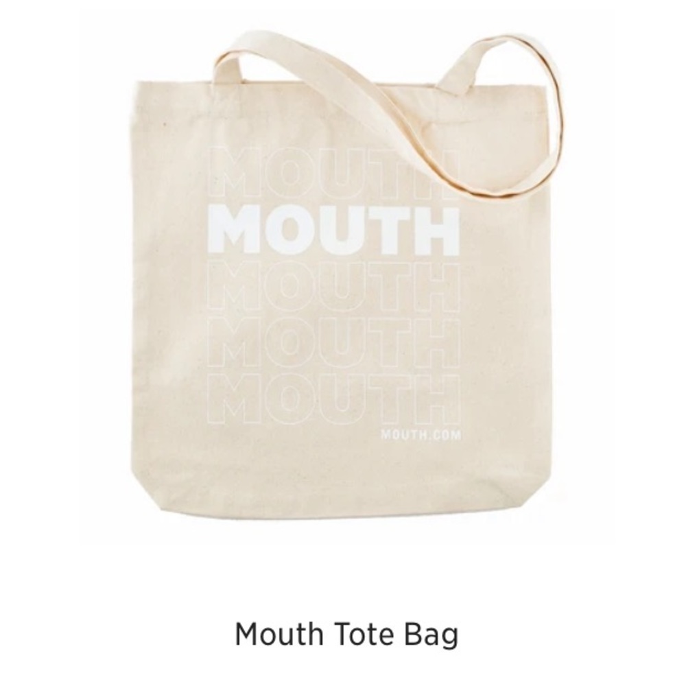 MOUTH Canvas Tote